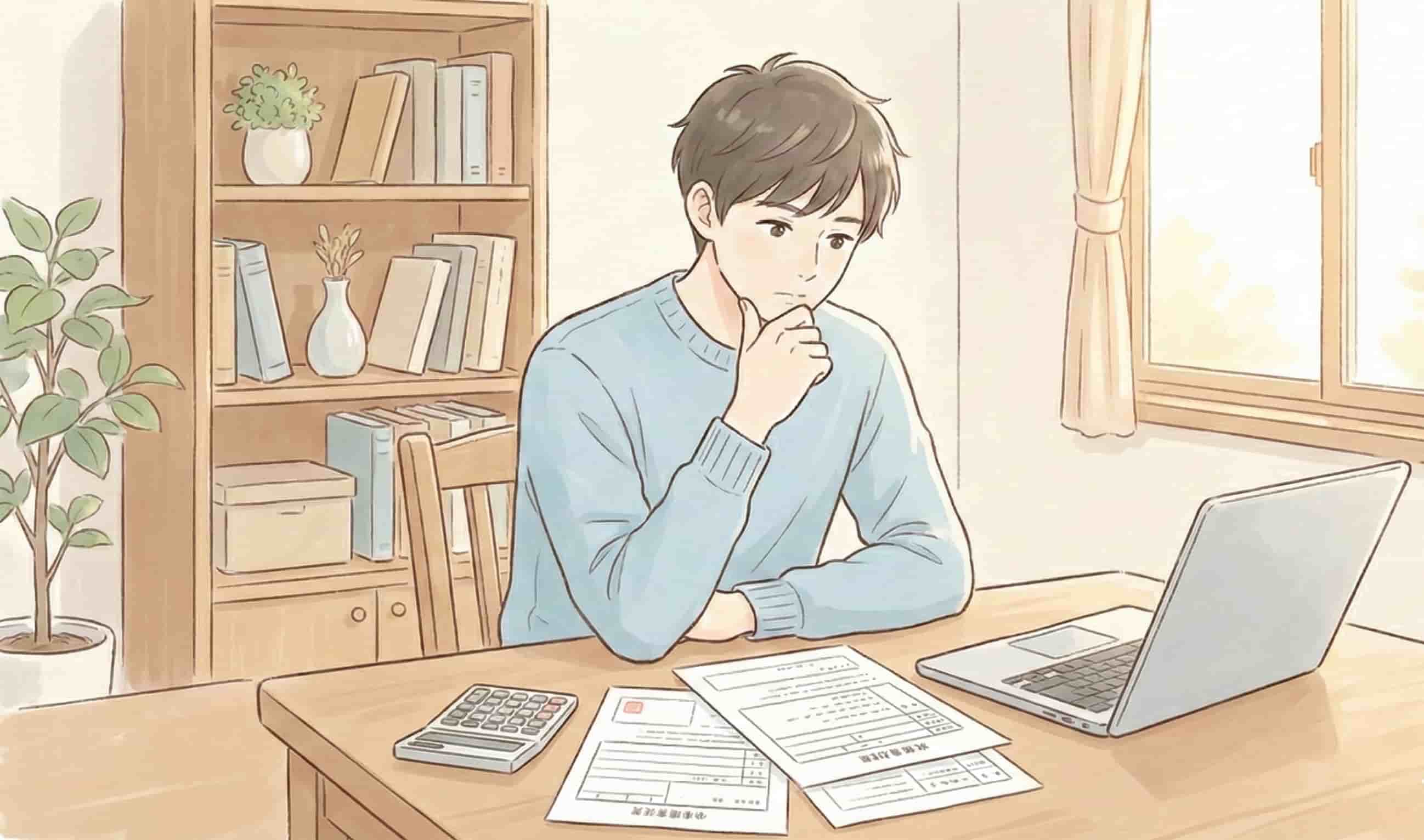 古物商許可の申請をどうしようか考えている人のイメージ