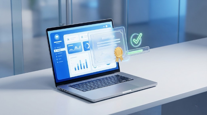 メルカリShopsへ古物商許可証を提出するイメージ