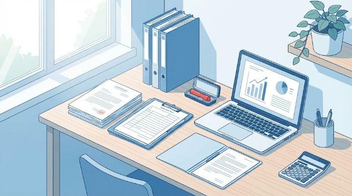 古物商許可の取得要件である営業所と管理者のイメージ