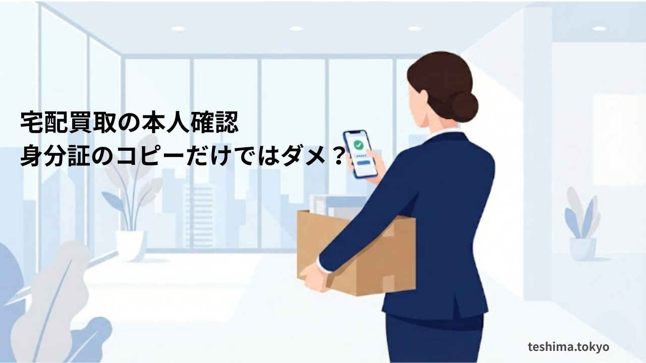 宅配買取の本人確認｜身分証コピーだけでは違法？3つの方法を現役質屋店長が解説