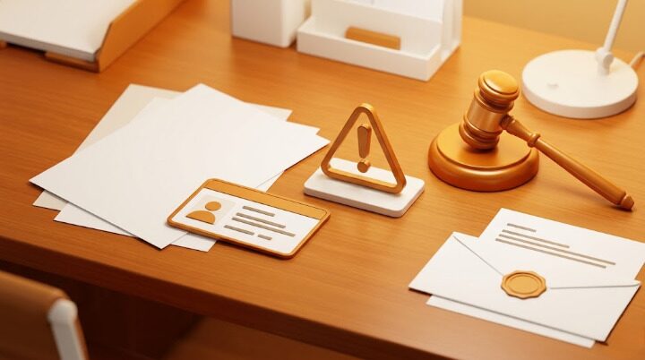 古物商許可証を返納しないことで生じるリスクのイメージ